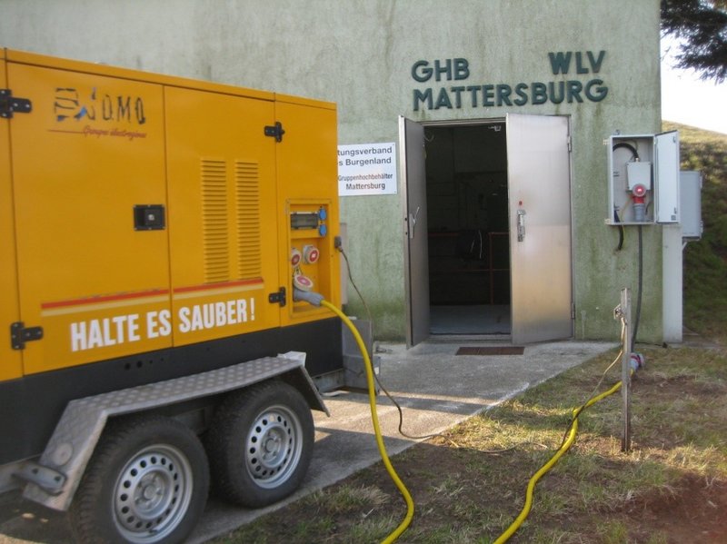 mobile Wasserversorgung ohne Strom